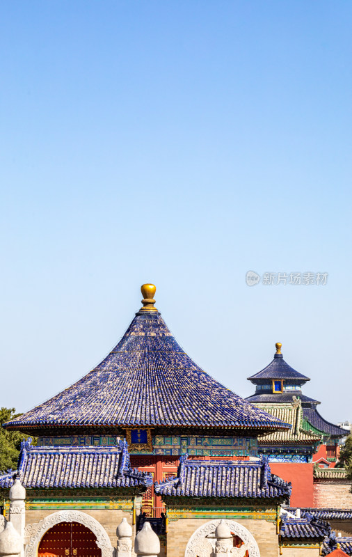 北京天坛公园祈年殿建筑景观