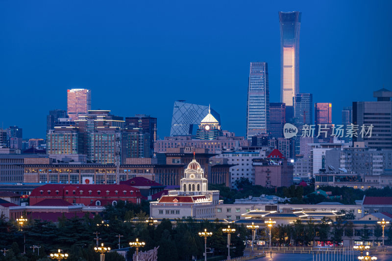 北京城市夜景