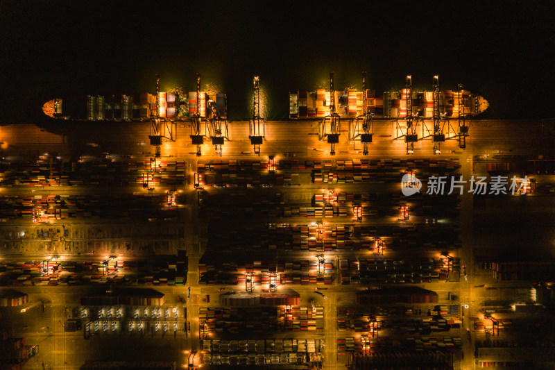 深圳盐田港夜景