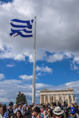 希腊雅典卫城观景台