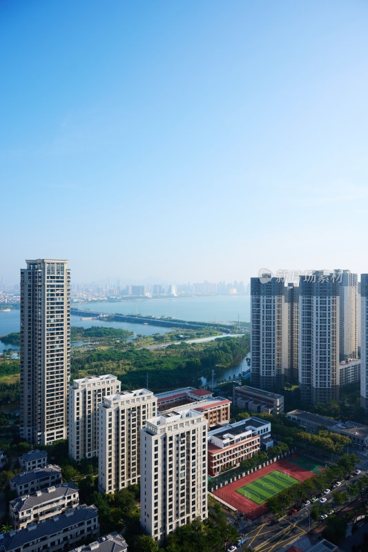 城市高层住宅与绿化