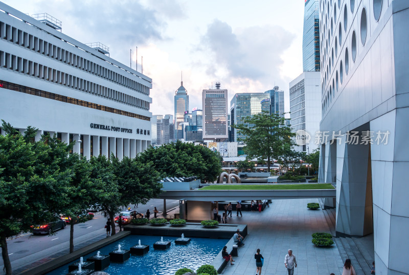 香港中环街道交通