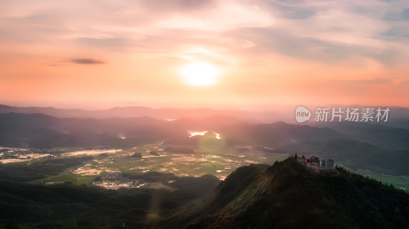 白马寺夕阳下的白马寺