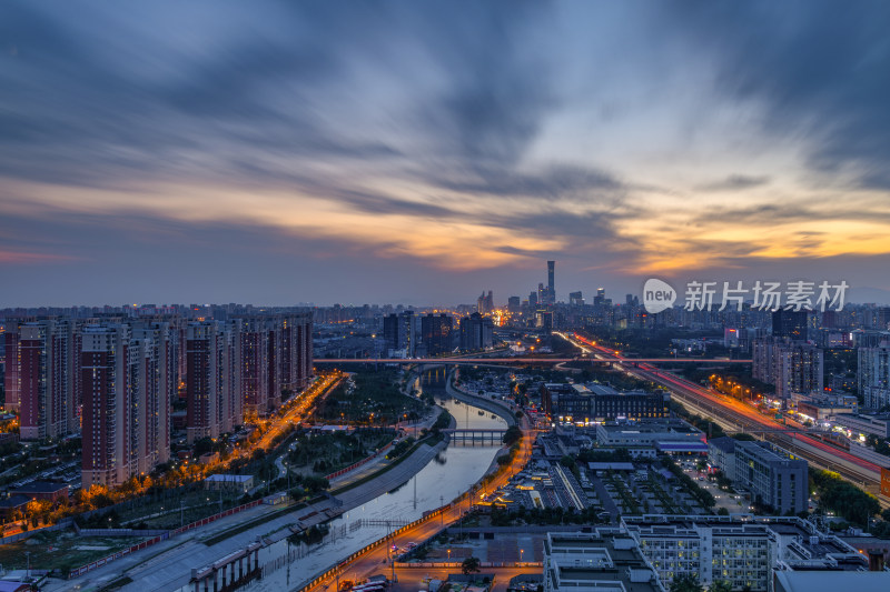 北京通惠河沿岸住宅