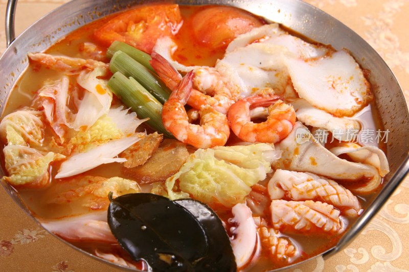 泰式海鲜冬荫汤