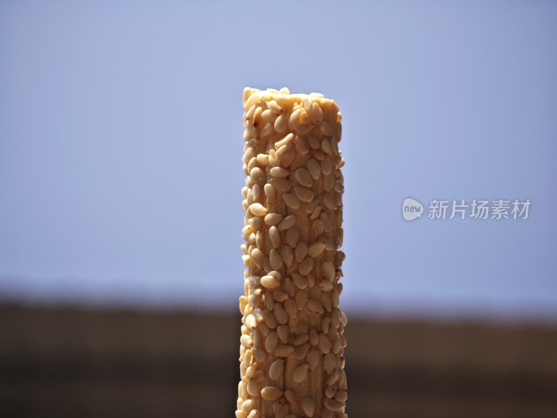 芝麻棒零食麻糖特写