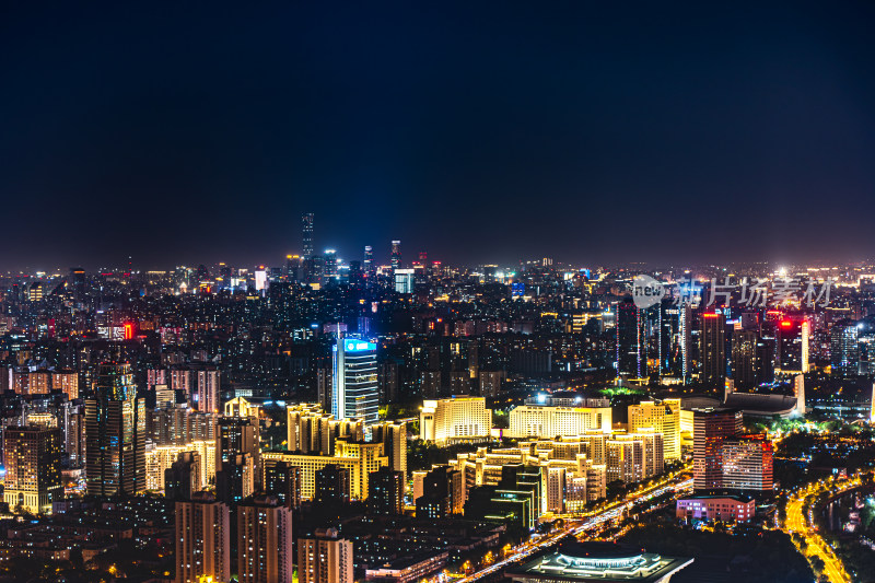 繁华都市北京夜晚建筑照明