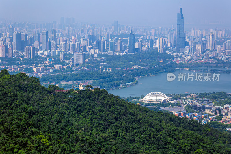 紫金山城市风光