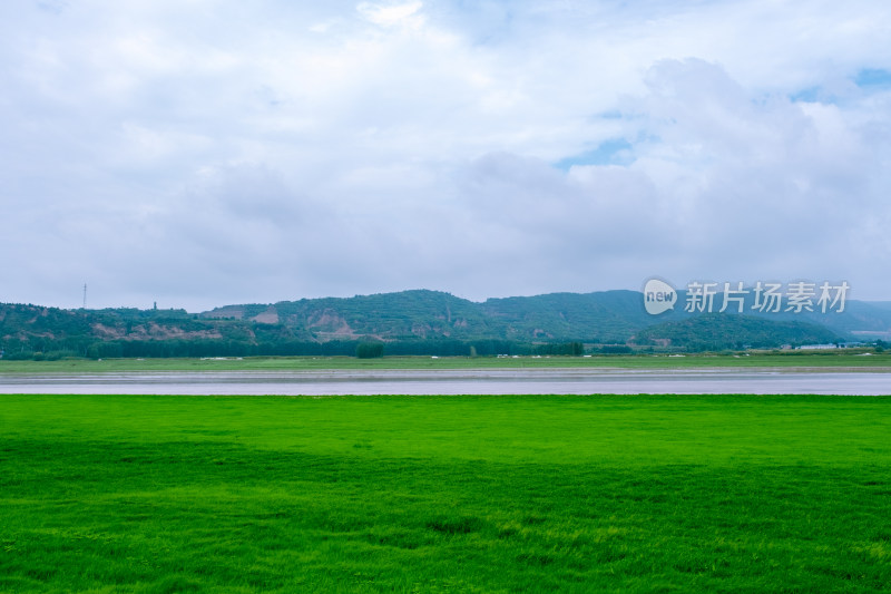 河南三门峡陕州公园黄河风光