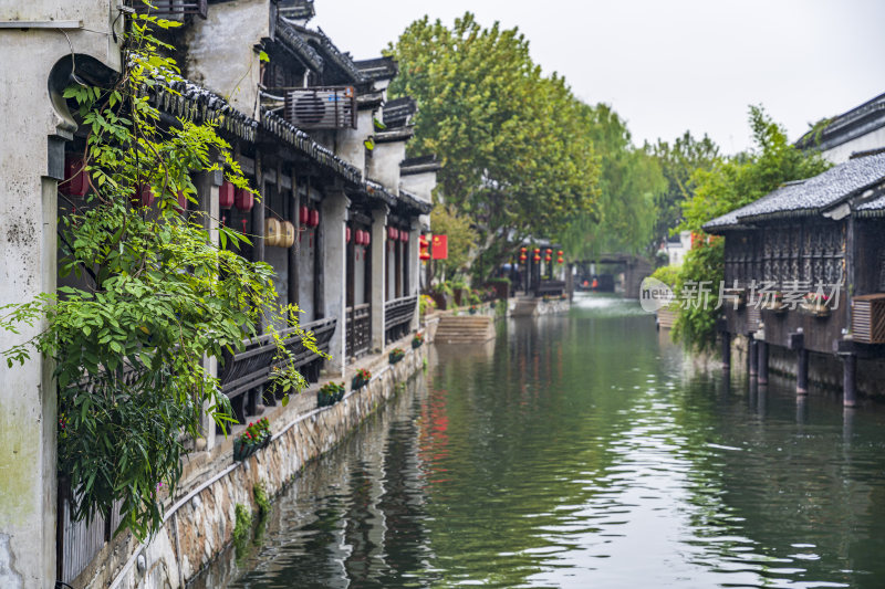 浙江湖州南浔古镇江南水乡风景