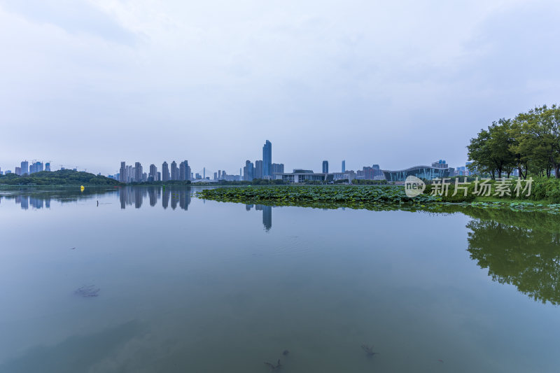 武汉汉阳月湖风景区风光