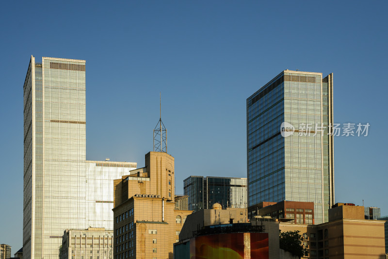 四川成都总府路春熙路城市风景