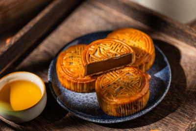 中国中秋节美食月饼