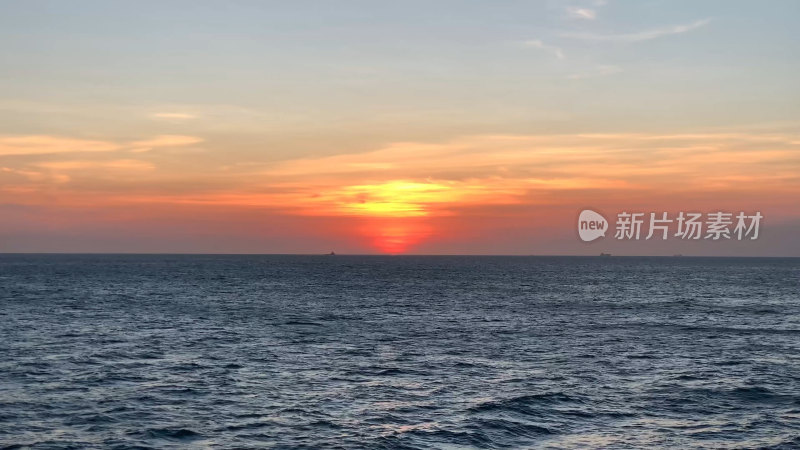 海南海上日落