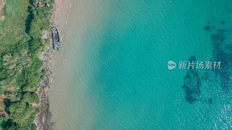 海滩沙滩海岸线