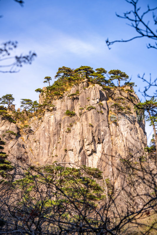 安徽黄山风景区自然风光