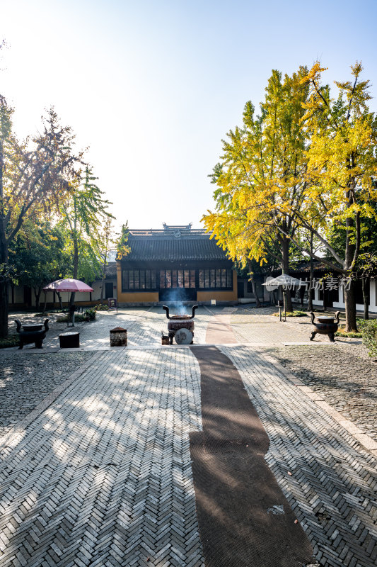 苏州北寺塔报恩寺秋色景观