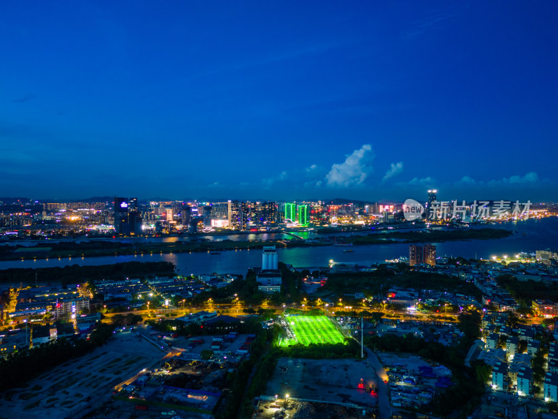 广州黄埔鱼珠三溪夜景