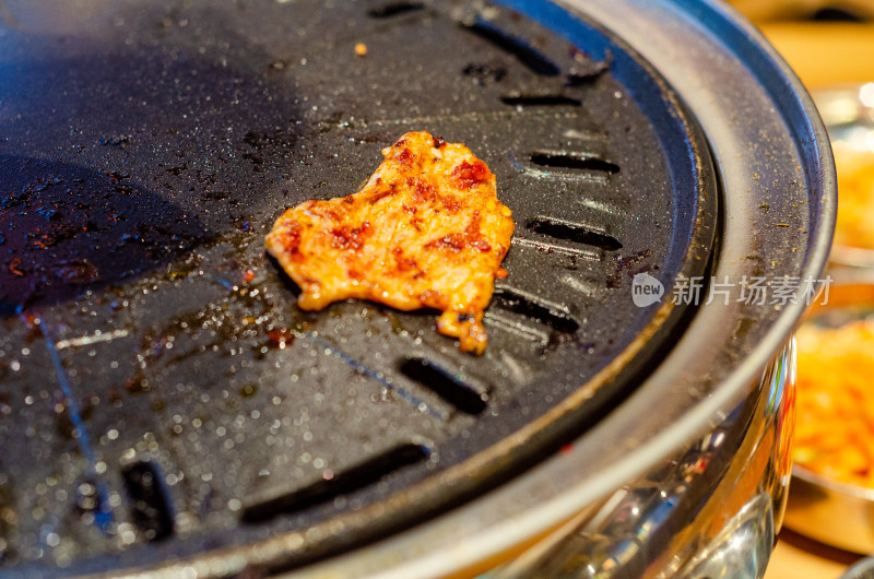 韩式烤肉特写