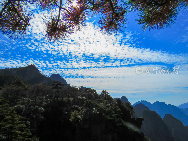 中国安徽黄山旅游风光