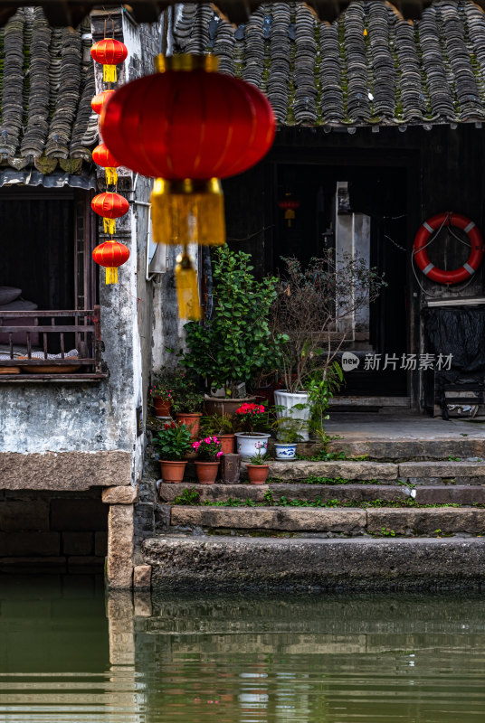 浙江嘉兴嘉善西塘古镇江南六大古镇景点景观