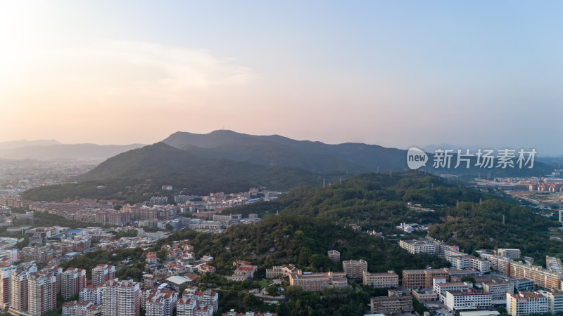 泉州城市风光交通航拍图