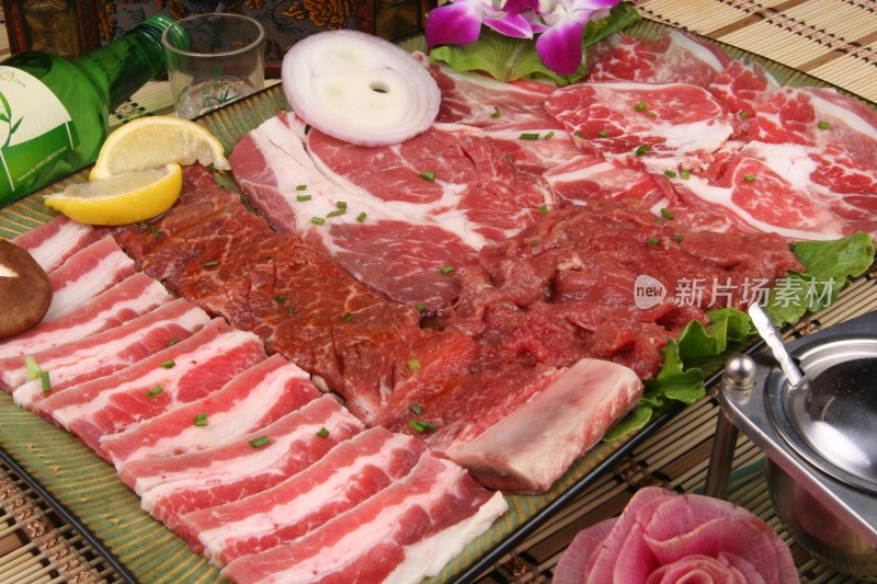 烤牛肉拼盘