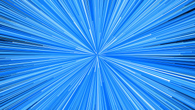 蓝色粒子发光线条