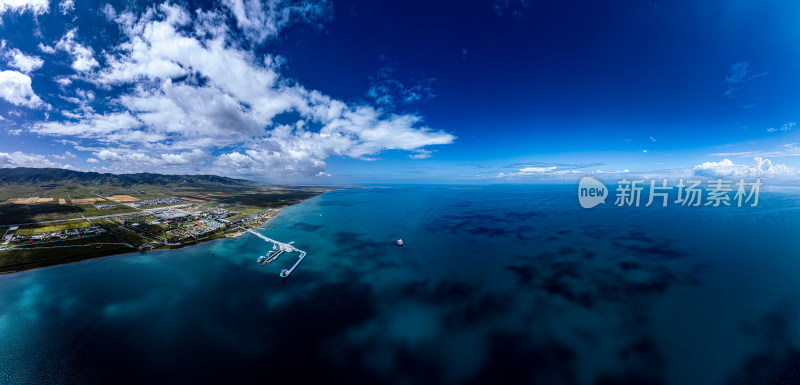 青海湖180°全景