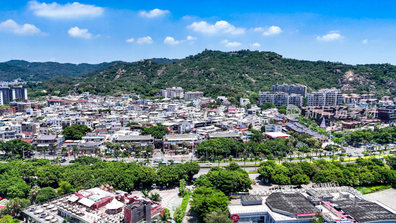 福建厦门曾厝垵旅游景区航拍