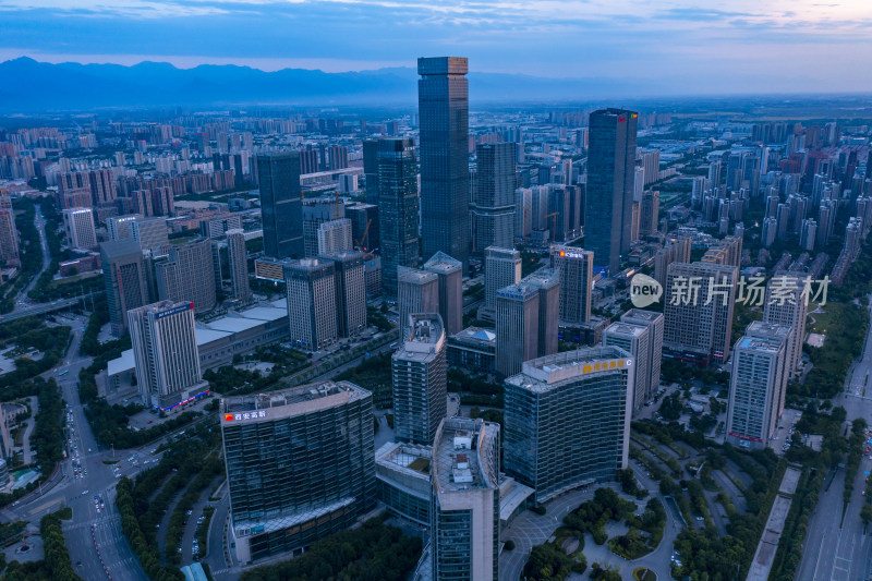 中国，西安，西安高新区最高城市群