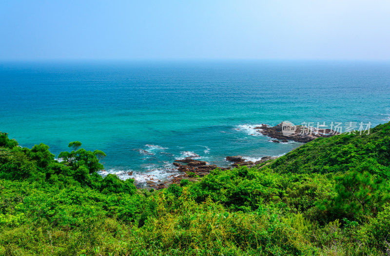 深圳大鹏半岛东西涌穿越海岸山林岛屿风光