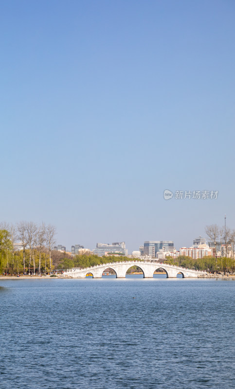 北京海淀玉渊潭公园春色景观