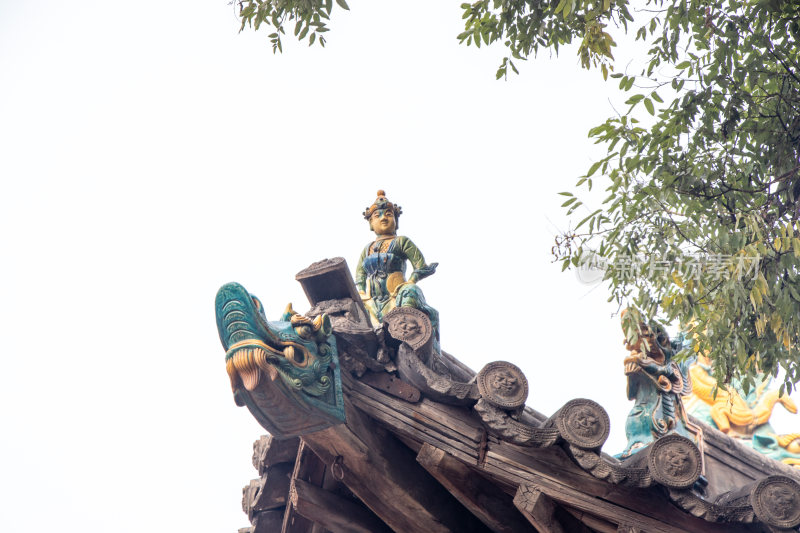 山西晋中镇国寺檐下角神