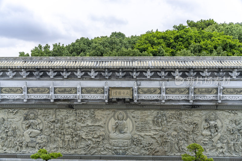 浙江普陀山南海观音风光