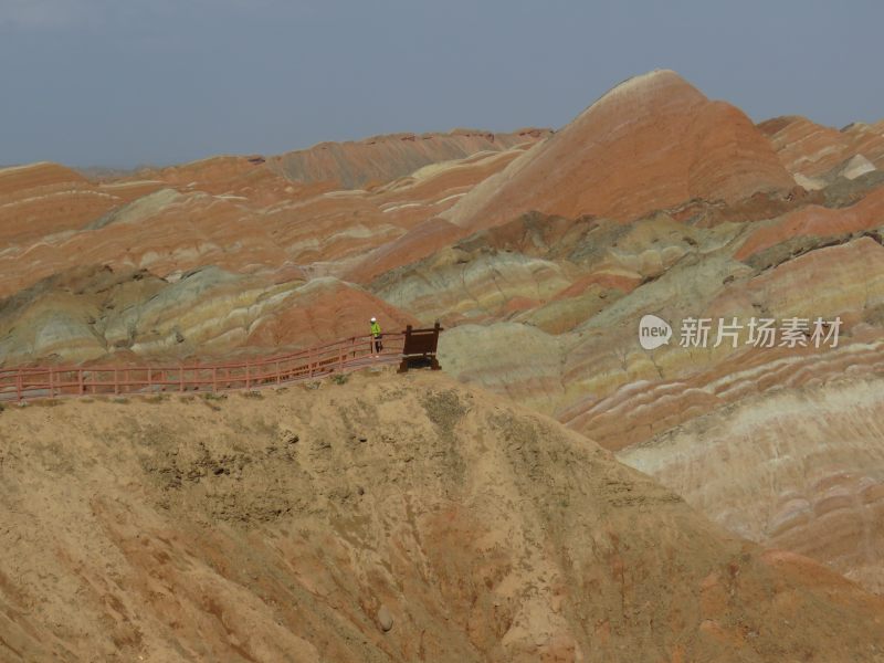 甘肃张掖七彩丹霞风景区旅游风光