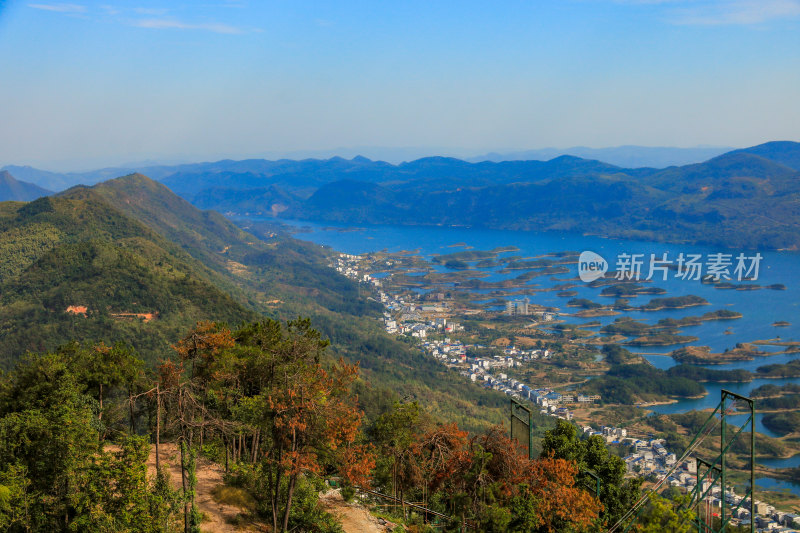 湖北黄石仙岛湖生态旅游景区，天空之城景区