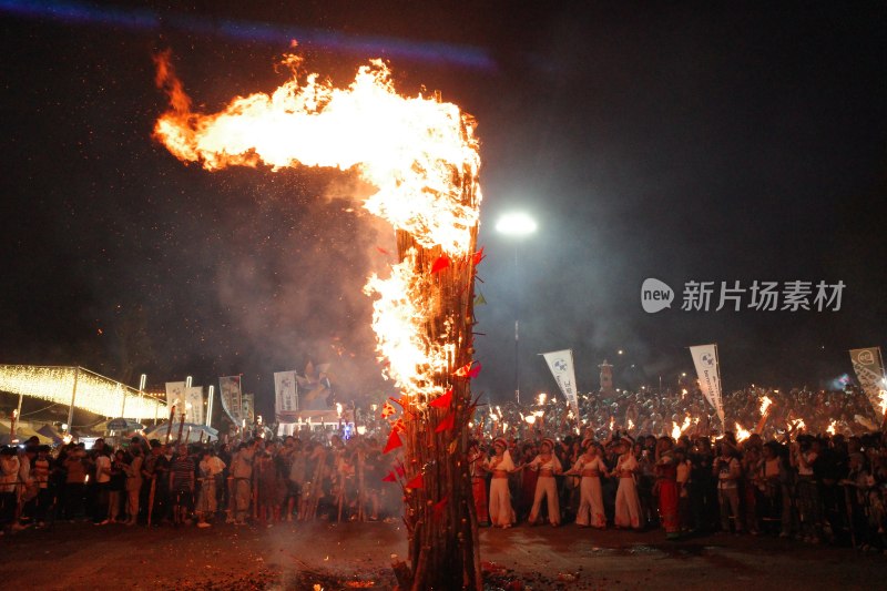 云南大理白族火把节