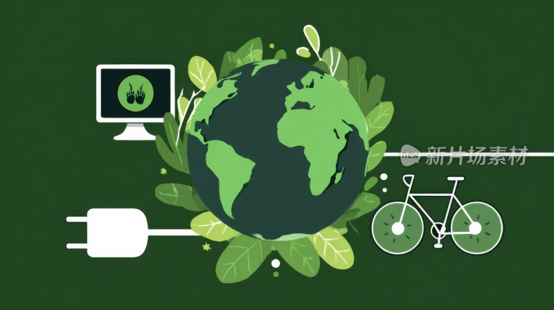 绿色环保生活，低碳出行与循环利用