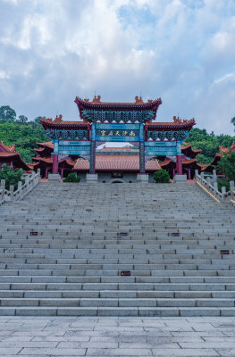 广州南沙天后宫中式传统牌坊牌楼建筑