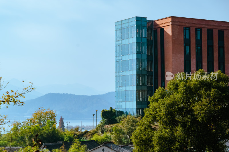 浙江宁波院士中心建筑风景