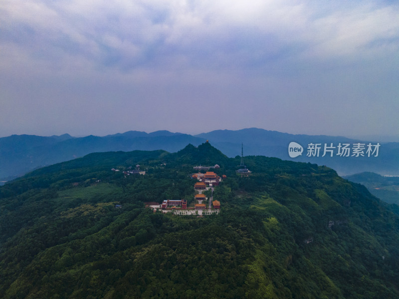 湖南靖州飞山景区航拍摄影图