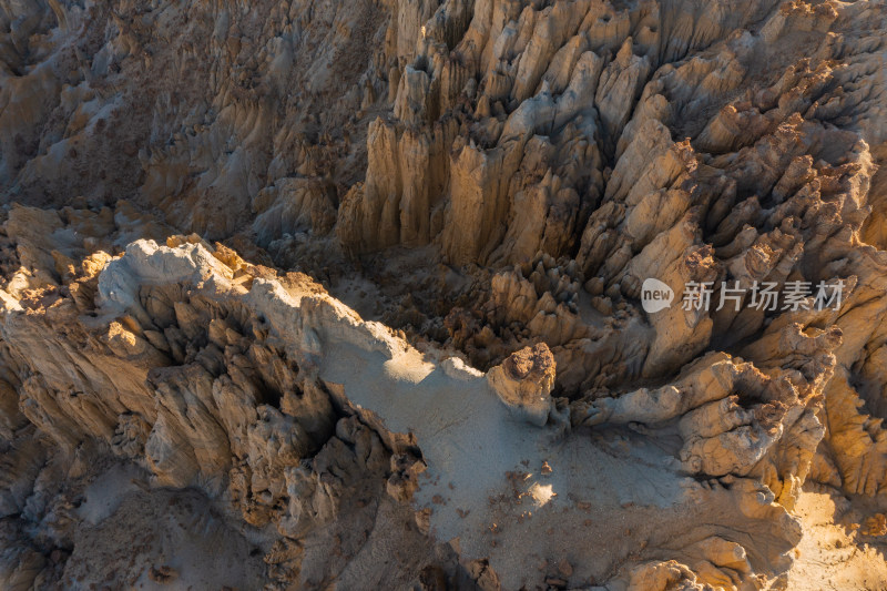 航拍西藏札达土林霞义沟风景