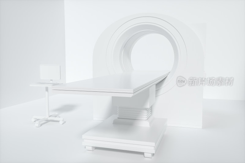 医疗设备CT机 现代医疗设施 三维渲染