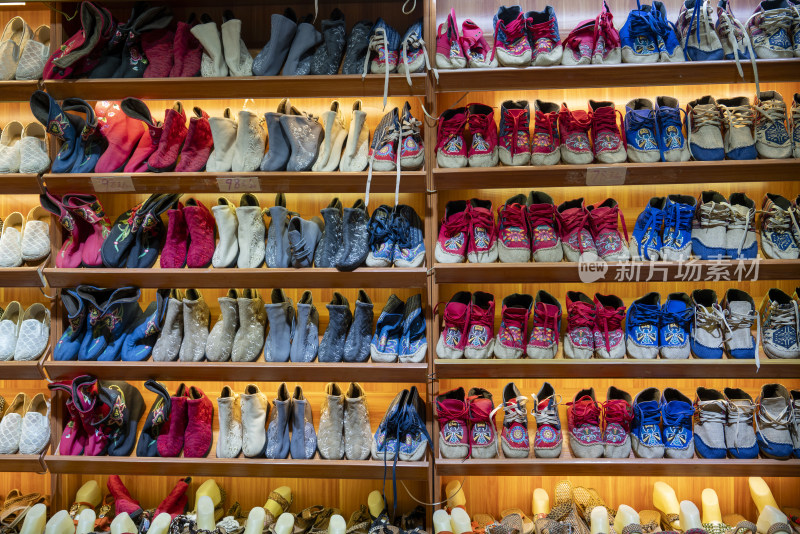 中国传统工艺老布鞋店铺