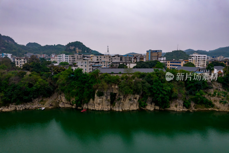 祖国江河云南左江风光航拍摄影图