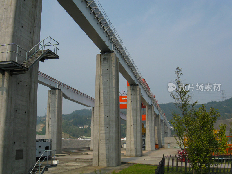 三峡大坝旅游区人造工程景观