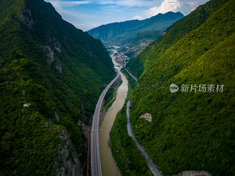中国最美水上公路航拍