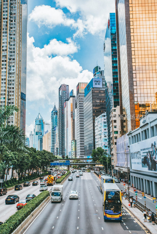 香港中环城市风光