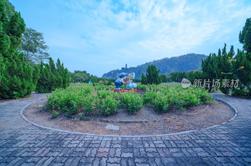 广州南沙蒲洲花园欧式花园园林景观